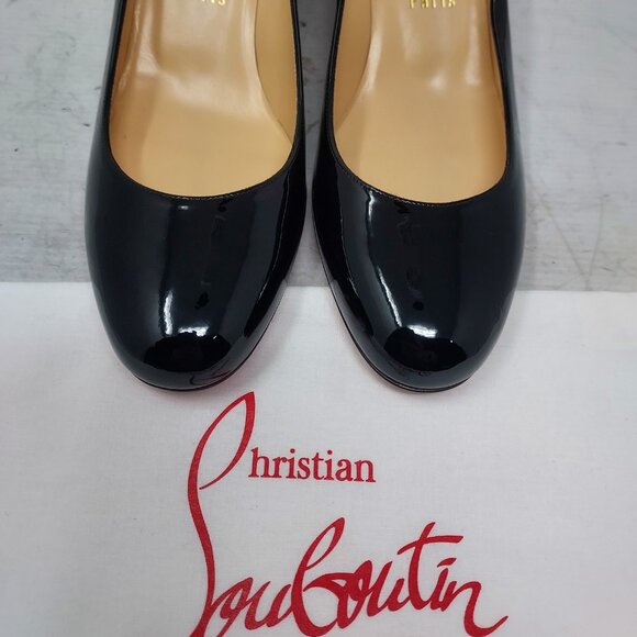 Christian Louboutin Black Miss Sab Patent Pump - Picture 8 of 11
